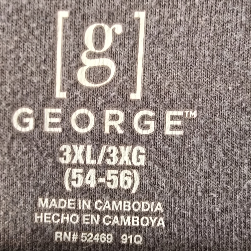Men's 3XL blue long sleeve thermal shirt - Picture 3 of 4